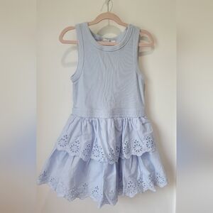 GAP Light Blue Eyelet Kids Dress